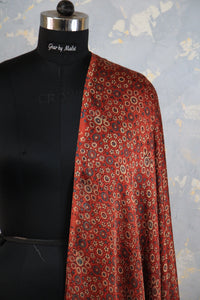 Ajrakh Silk Dupatta